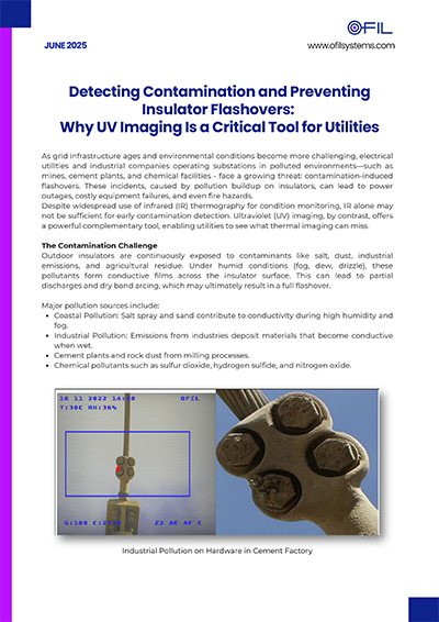 Detecting Contamination and Preventing Insulator Flashovers