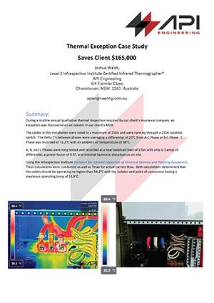 Thermal Exception Case Study