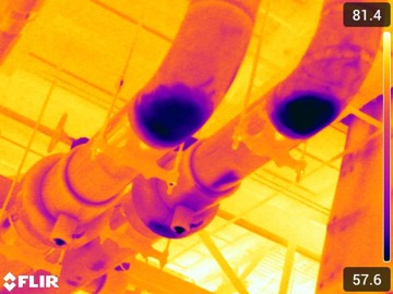 Process Equipment under Infrared Thermography